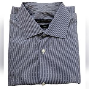 John Varvatos Men's Luxe Comfort Fit Long Sleeve Button Down Dress Shirt Sz M